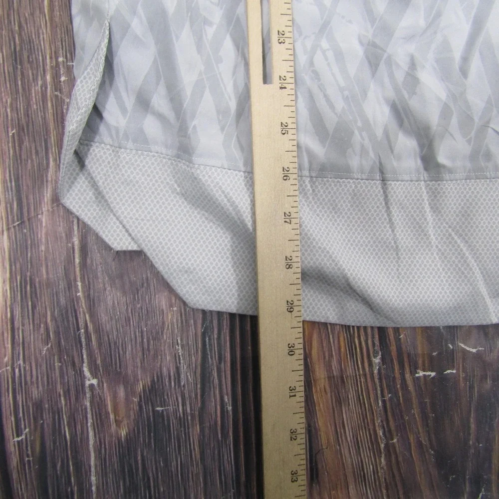 Adidas Jacket Mens Medium‎ Gray Hooded 1/4 Zip Basketball League Windbreaker